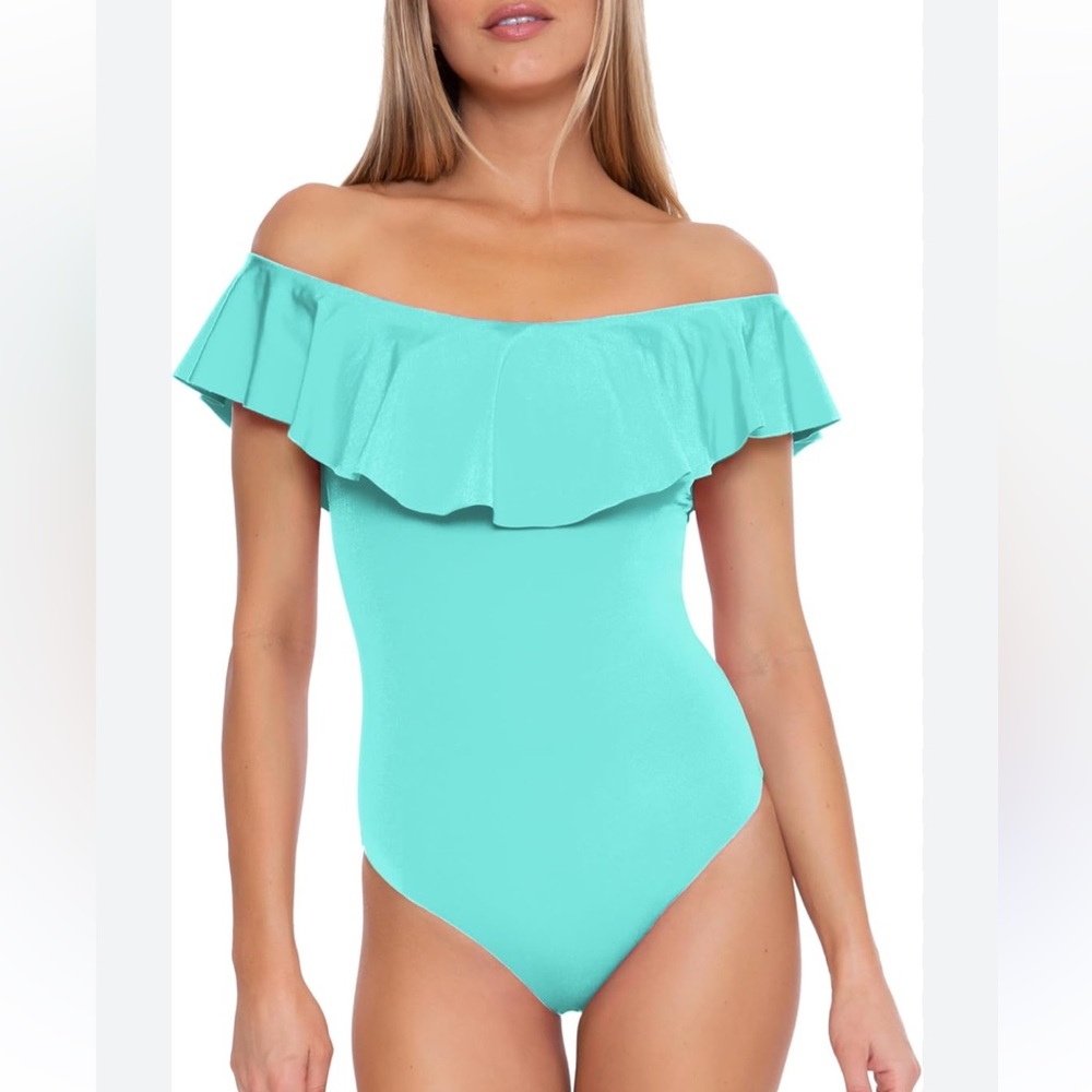 Trina Turk ruffle swimsuit
